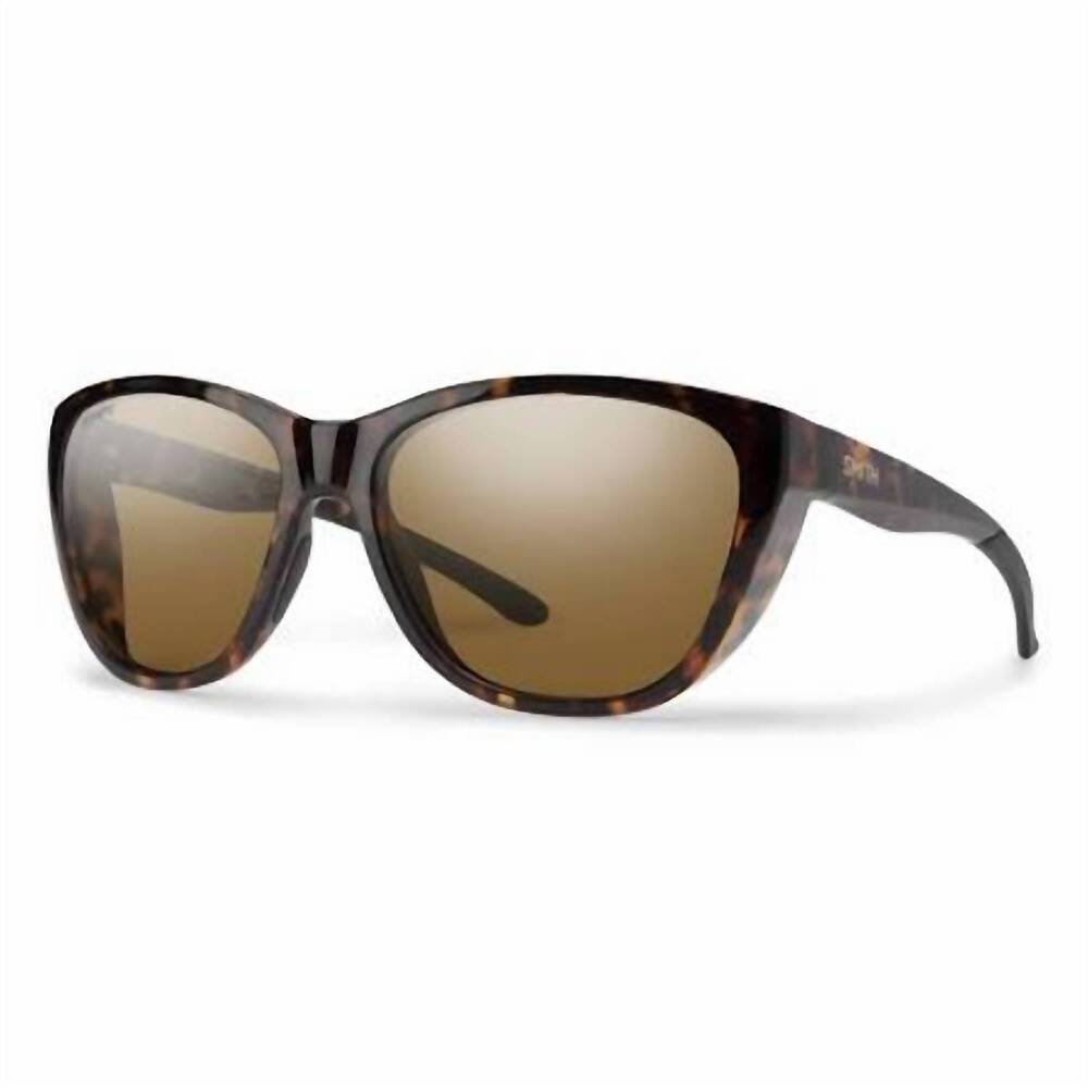 NEW SMITH men's shoal chromapop glass polarized sunglasses in tortoise / brown
